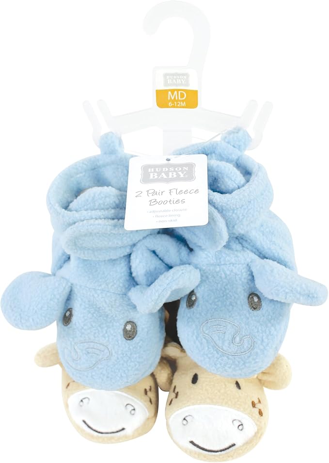 Hudson Baby Unisex-Baby Cozy Fleece BootiesSlipper Sock - Image 2