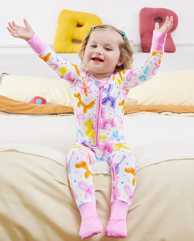 babee Reshinee Viscose derived from bamboo Baby Pajamas Convertible Footie - Image 5