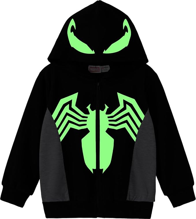 Marvel Zipper Hoodie Spiderman Hood Sweatshirt Hulk Cardigan Boy Girl 2-12Y | - Image 3