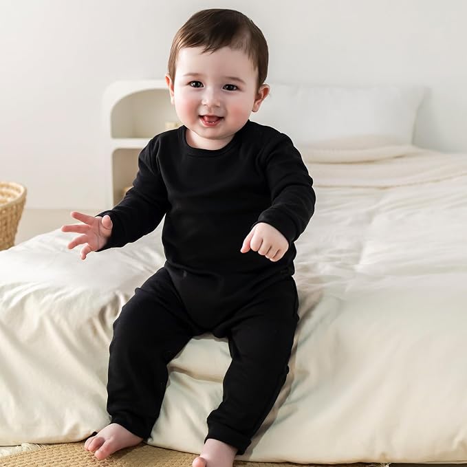 Unisex Baby romper, Long Sleeve 100% Cotton Baby Clothes, Baby Footless Jumpsuit - Image 6