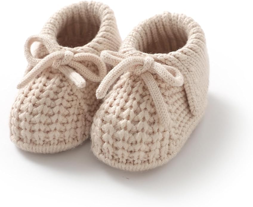 Baby Booties Newborn Boys Girls First Walkers Knit Infant Sock Shoes by WuguguBabyClothes