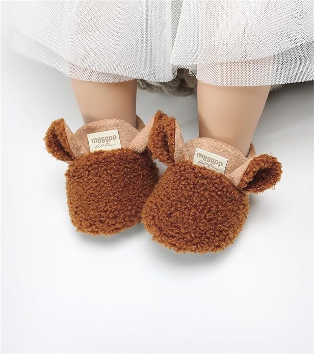 Baby Booties Cozy Fleece Slippers Soft Baby Shoes - Image 2