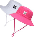 Baby Sun Hat Smile Face UPF 50+ Toddler Bucket Hat by MaxNova