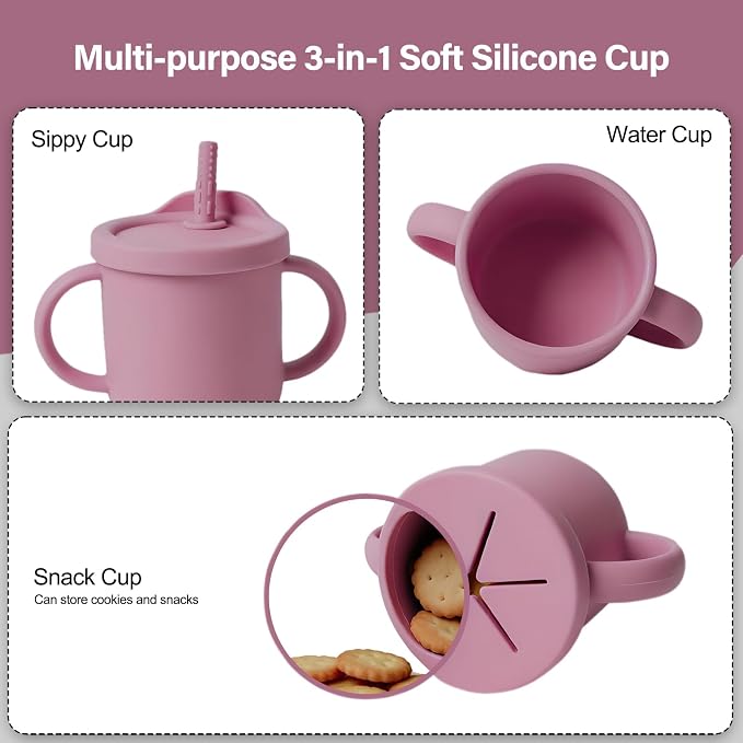 19 Pcs Silicone Baby Feeding Set Eating Essentials - Image 4