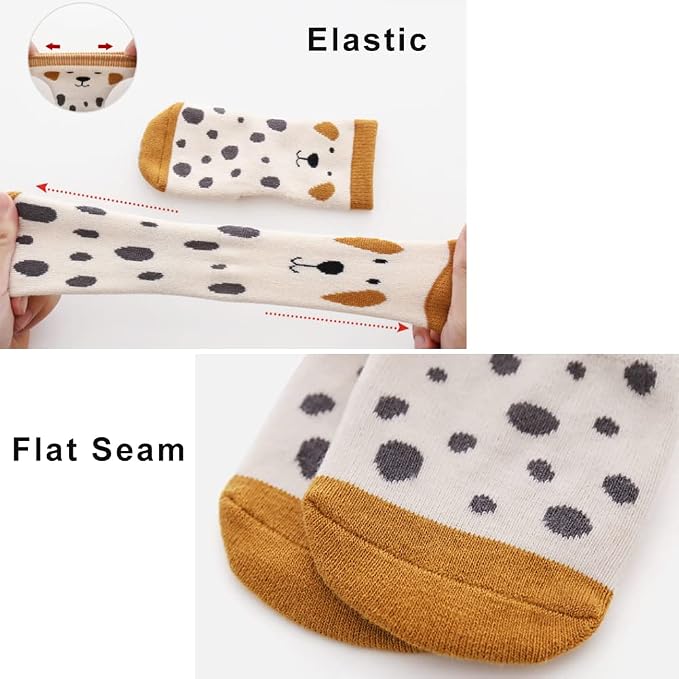 Exegawe Toddler Non Slip Socks, Cute Baby Socks - Image 6