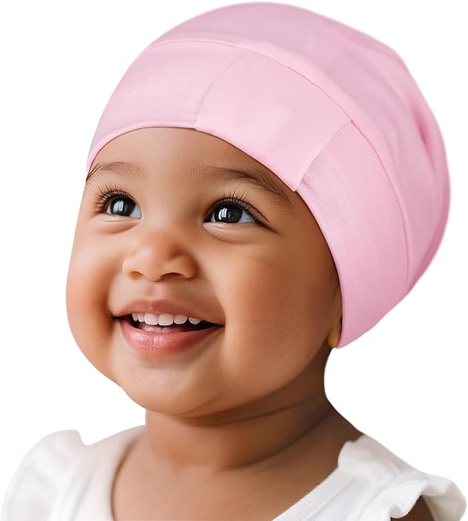 Fittia Baby Bonnet for 0-6 Months, Silky Satin Bonnet for Sleeping, Smooth for by FITTIA