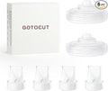 6 Pack Replacement Parts for Momcozy M5 Breast Pump, Replace to Mom Cozy M5 Duckbill Valve Diaphgram, Breastfeeding Essential Accessories