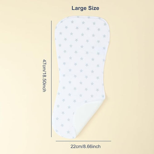 10-Pack Burp Cloths for Baby Boys and Girls - Image 2