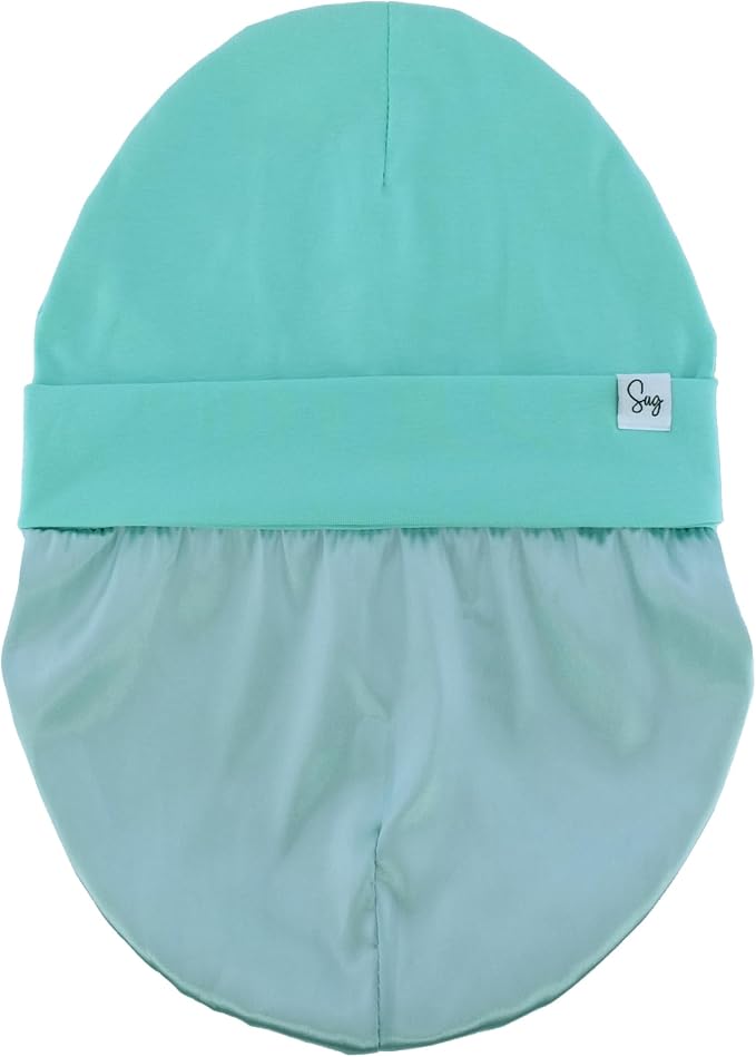 Jersey Beanie Hat for Newborn Baby Boys Girls Silky Satin Lined Hats Bonnet - Image 4