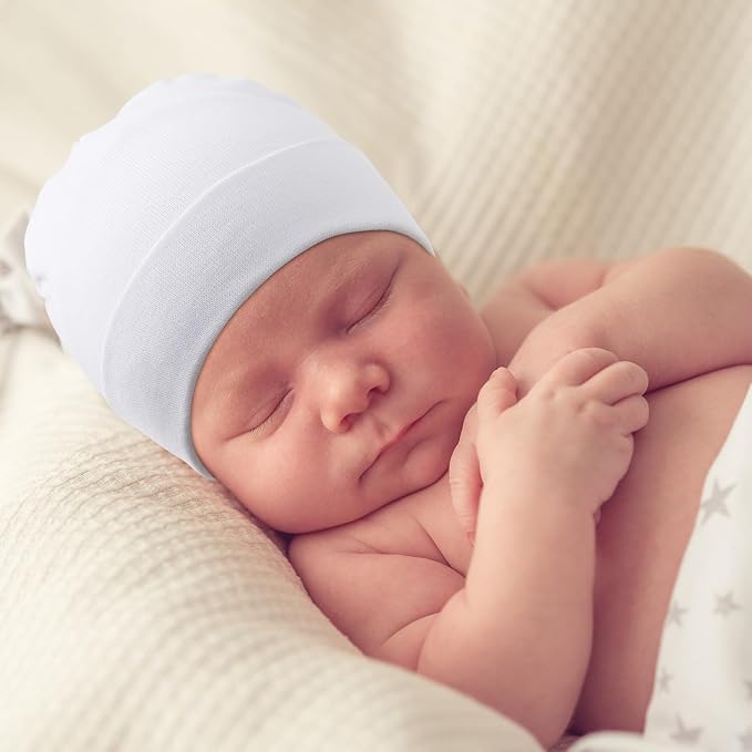 DRESHOW BQUBO 6 Pack Baby Beanie Hats - Image 3