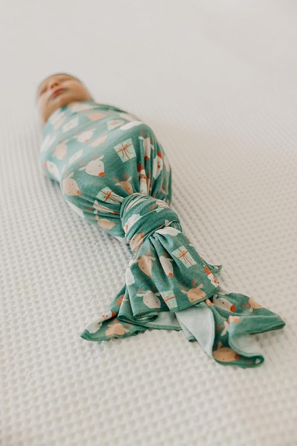 Copper Pearl Swaddle Blankets for Newborns | Soft Stretchy Receiving Blankets - Image 4