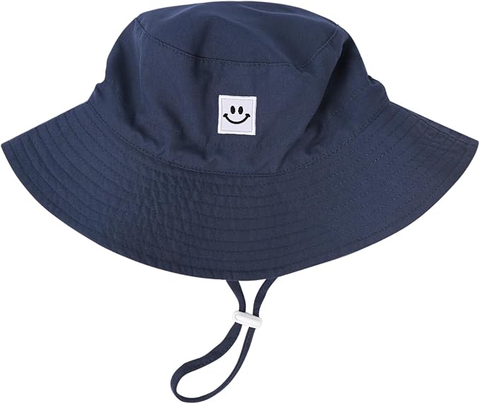 Baby Toddler Sun Hat, Kids Summer UPF 50+ Foldable Beach Bucket Hat by Bucaum