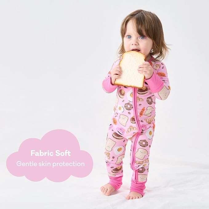 pureborn Baby Sleeper Viscose from Bamboo Zipper Footies 0-24 Months - Image 3