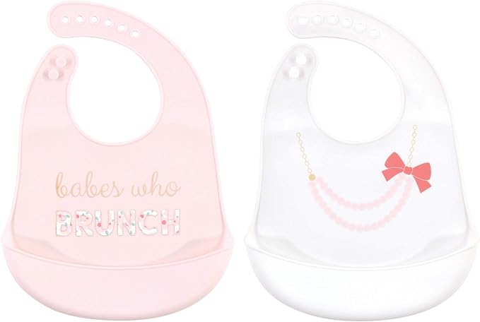 Little Treasure Unisex BabySilicone Bibs - Image 2