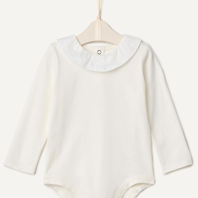 Amazon Essentials x Sofia Grainge Baby Girls' Long Sleeve Cotton Ruffle Collar - Image 4
