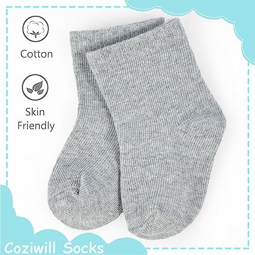 Baby Socks Infant White Crew Socks Baby Girls Soft Newborn Dress Sock Boys - Image 4