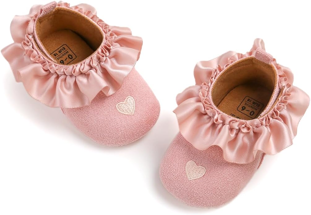 Ohwawadi Infant Baby Boys Girls Slippers Cozy Fleece Booties Soft Bottom Warm - Image 5