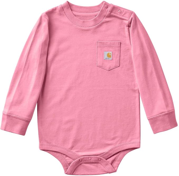 Carhartt Long-Sleeve Pocket Bodysuit | 100% Cotton | Made From Breathable by Carhartt