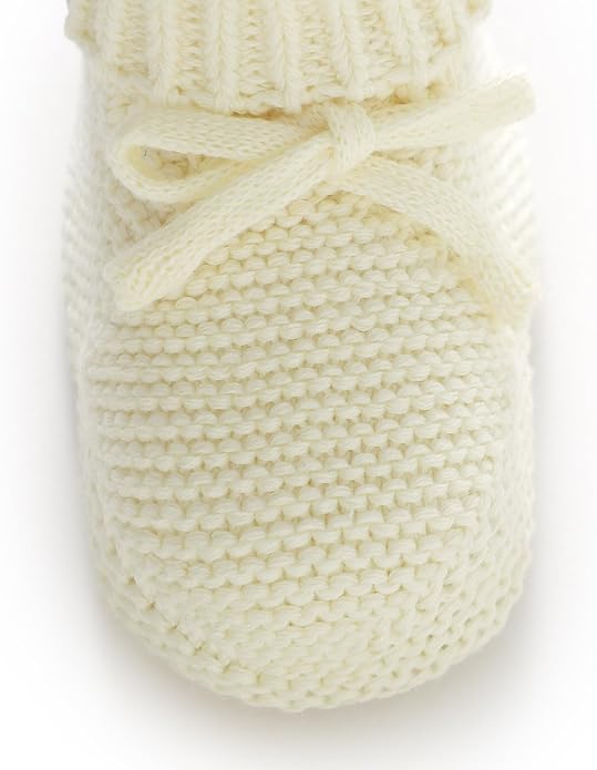 Hadetoto Baby Booties Cotton Newborn Boys Girls Shoes Knit Socks | Cozy Warm - Image 7
