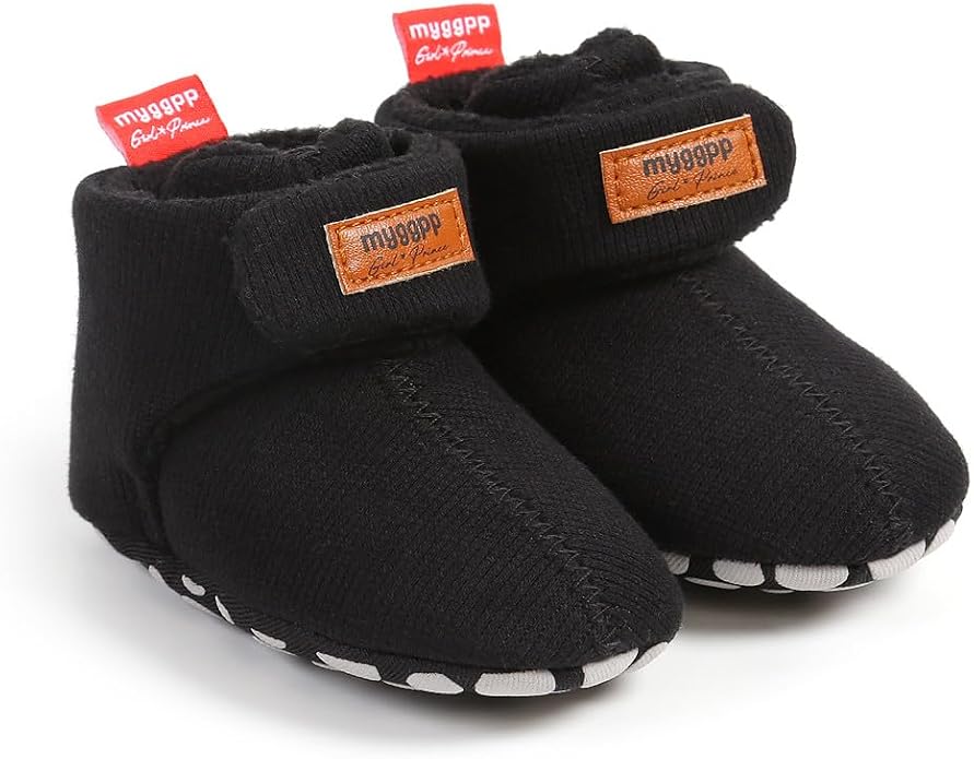 Ohwawadi Infant Baby Slippers Girls Boys Booties Warm Baby Socks Shoes Newborn - Image 6