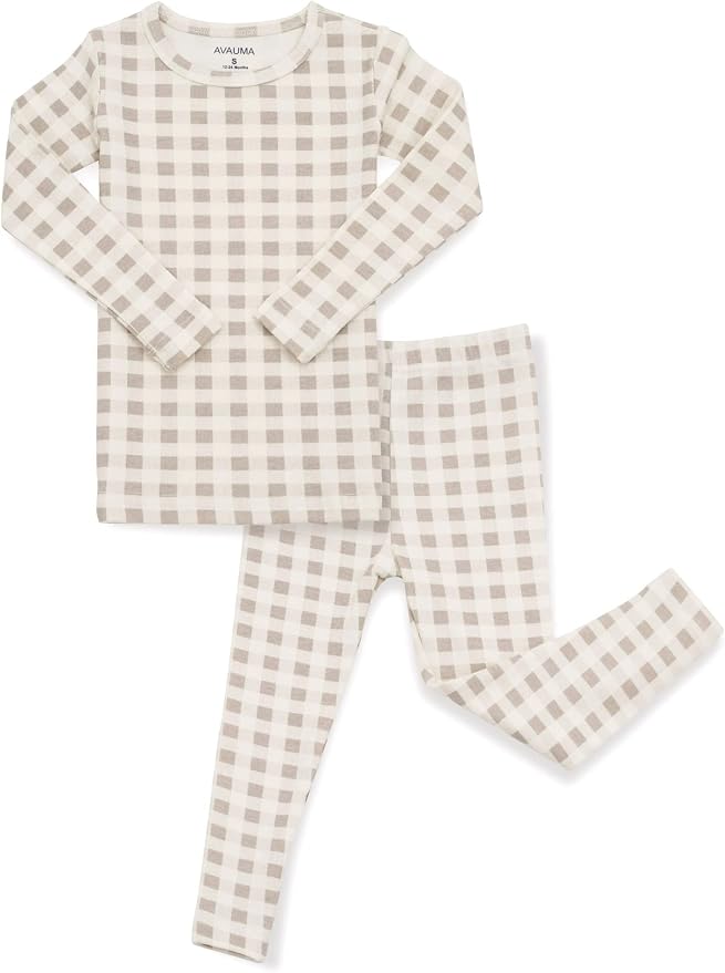 AVAUMA Baby Boys Girls Pajama Set 6M-7T Kids Cute Toddler Snug fit Pattern by AVAUMA