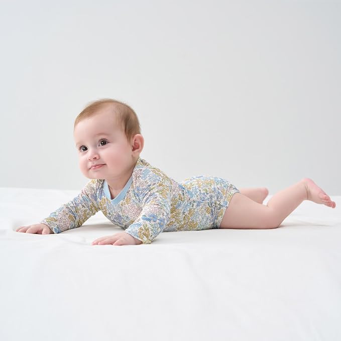 pureborn Baby Girls Boys Bodysuit One-Piece Romper 0-24 Months - Image 3