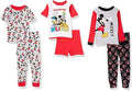 Disney Unisex Kids' 6-piece Snug-fit Cotton Matching Comfortable Pajama Set by Disney