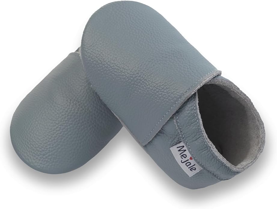 Mejale Baby Infant Toddler Shoes Slip-on Soft Sole Leather Moccasins Pre-Walkers by Mejale