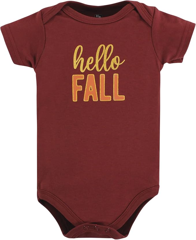 Hudson Baby Baby Girls' Cotton Bodysuits 7-pack - Image 7