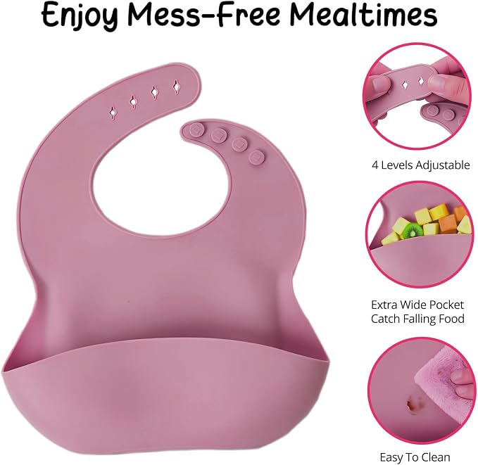 19 Pcs Silicone Baby Feeding Set Eating Essentials - Image 3