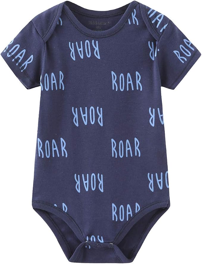 Kiddiezoom Newborn Baby Unisex Cotton One-Piece Bodysuits Baby Gift 5-Pack Baby - Image 6