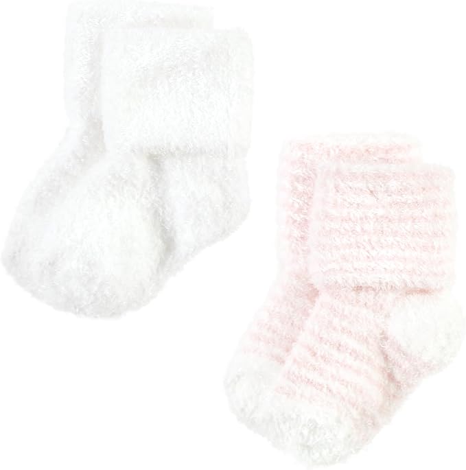 Hudson Baby Baby 8-pack Cotton Rich Newborn and Terry Socks - Image 4
