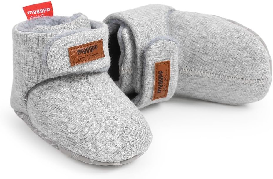 Ohwawadi Infant Baby Slippers Girls Boys Booties Warm Baby Socks Shoes Newborn - Image 7