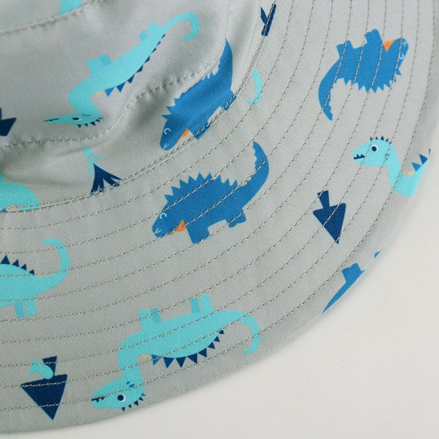 LANGZHEN Sun Protection Hat for Kids Toddler Boys Girls Wide Brim Summer - Image 5