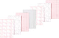 Luvable Friends Hudson Baby Flannel Burp Cloths 7pk, Sweet Elephant by Luvable+Friends
