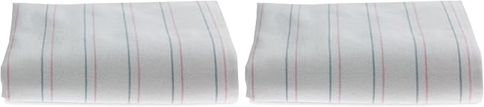 Medline Candystripe Baby Receiving Blanket, 100% Cotton, 36 x36 in by Medline