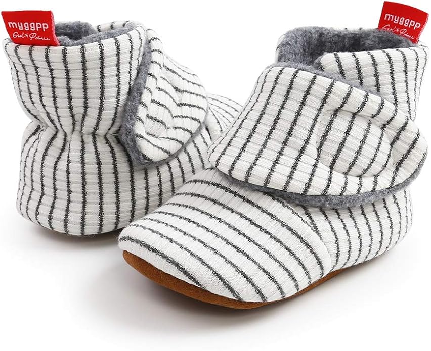Ohwawadi Infant Baby Slippers Girls Boys Booties Warm Baby Socks Shoes Newborn - Image 5