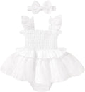 YOUNGER TREE Baby Girl Clothes Ruffle Romper Boho Dress Summer Cake Smash by YOUNGERTREE