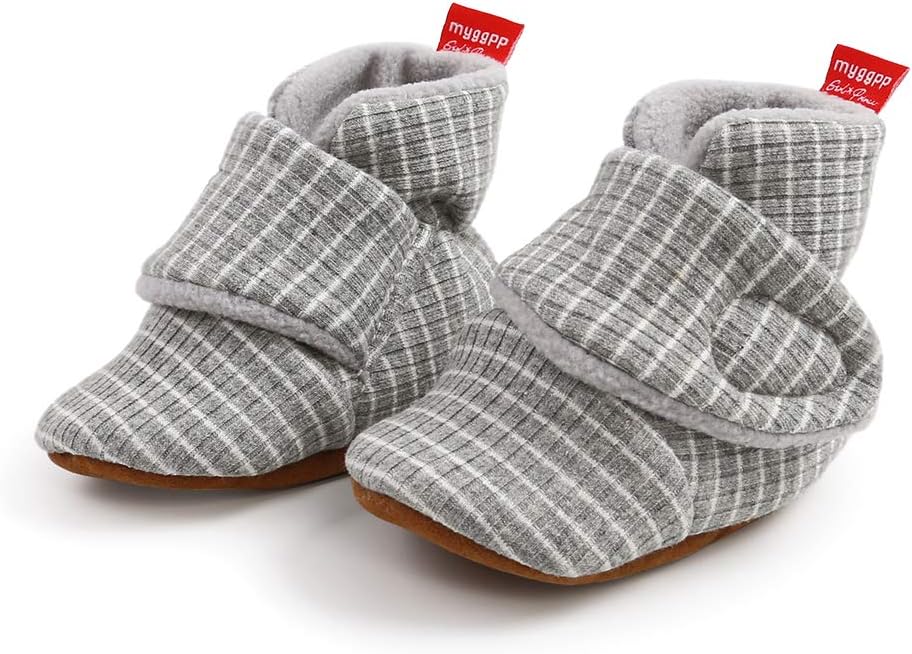 Ohwawadi Infant Baby Slippers Girls Boys Booties Warm Baby Socks Shoes Newborn - Image 7
