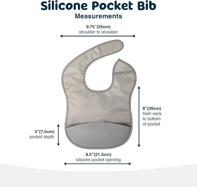 Tiny Twinkle Silicone Pocket Bibs - Image 5