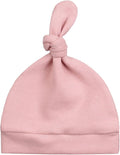 JANGANNSA Newborn Baby Hat Infant Baby Boys Beanie Top Knot Stretchy Hats for Girls 100% Organic Cotton