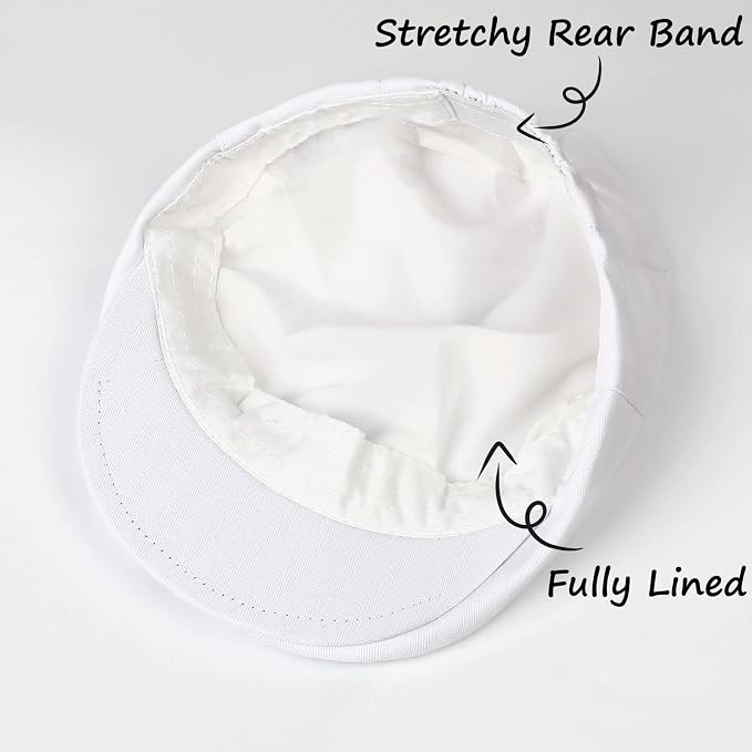 A&J DESIGN Baby Boys Newsboy Cap Toddler Kids Tweed Vintage Flat Hat - Image 5
