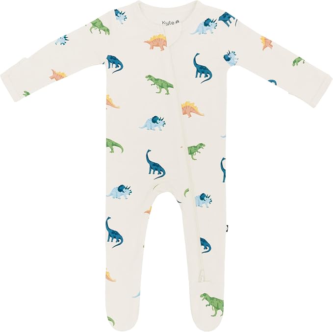 KYTE BABY Infant and Toddler Dual Zipper Footie, Ultra-Soft Rayon Made From by KYTEBABY