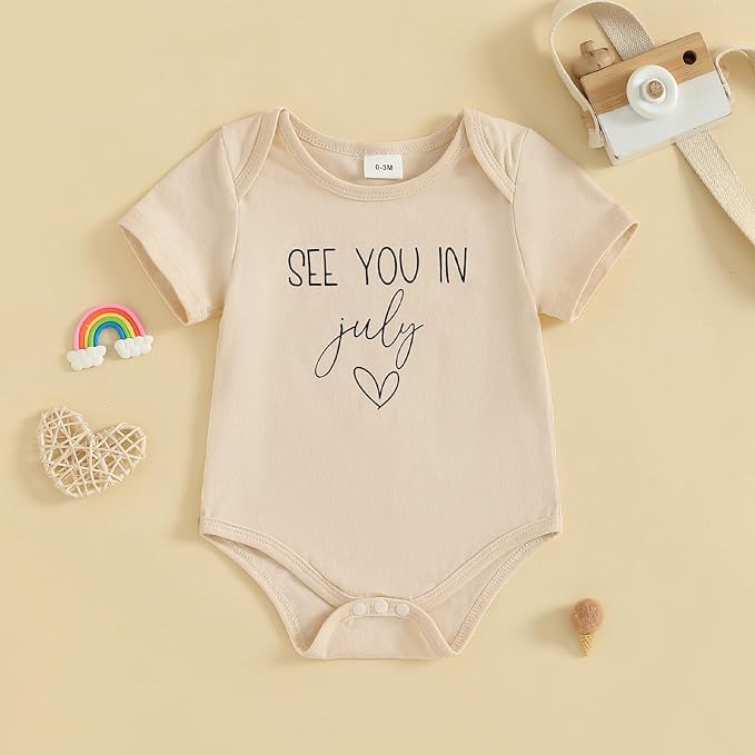 woshilaocai Baby Announcement Bodysuit Pregnancy Reveal - Image 2