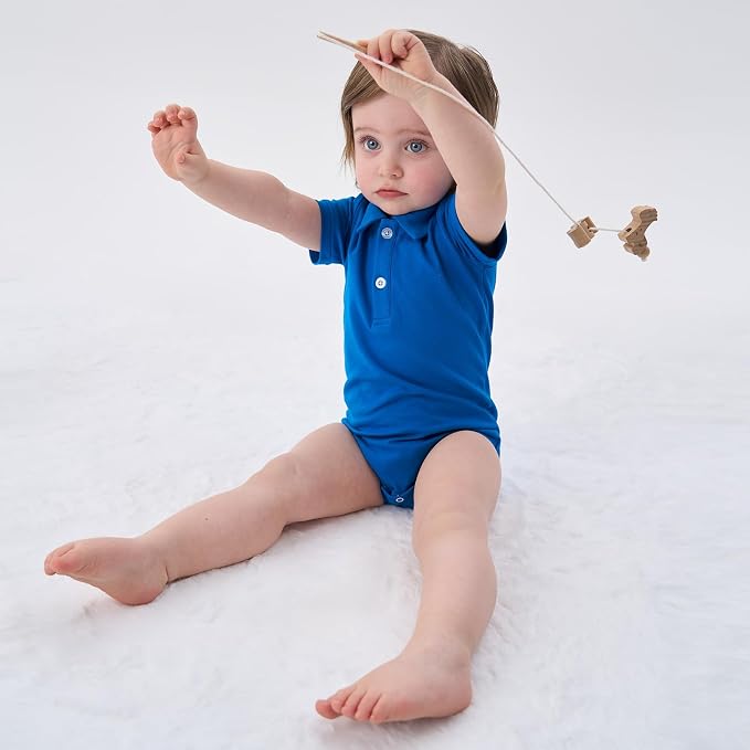 pureborn Baby Girls Boys Bodysuit Super Soft Cotton Romper 0-24 Months | - Image 6