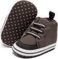 Meckior Toddler Baby Boys Girls High Tops Ankle Sneakers Soft Anti-Slip Sole PU by Meckior