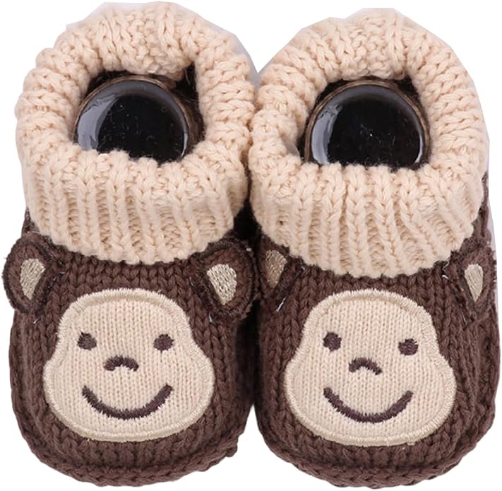Infant Baby Boys Girls Knitted Booties Soft Cute First Walking Socks Shoes | by WaiHeikki