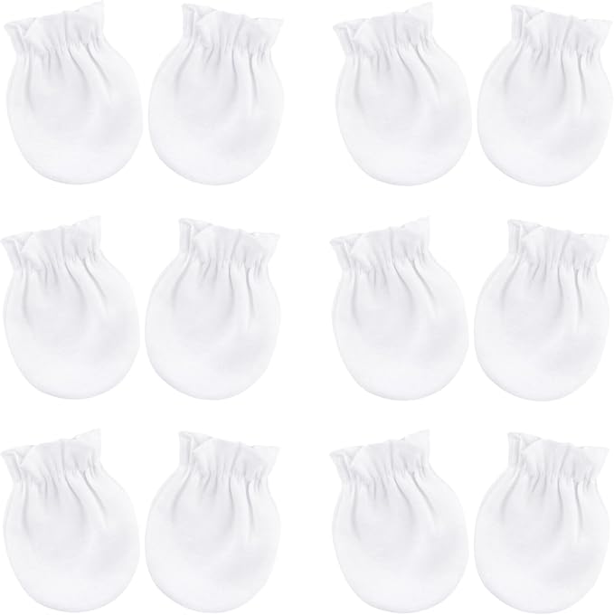 BQUBO Baby Mittens No Scratch Cotton Newborn Infant Glove Soft Skin-friendly by DRESHOW