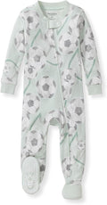 Burt's Bees Baby Boys Organic Cotton, Snug Fit Footed Sleeper Pajamas | by BurtsBeesBaby