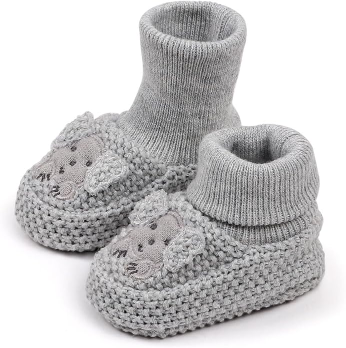 Newborn Baby Boys Girls Cozy Warm Booties Infant Cute Cartoon Knit Soft Socks by Unknown